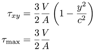 mechanics of materials bending shear