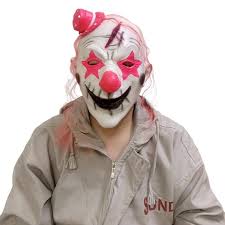 halloween clown facewear scary