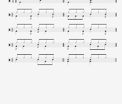 10 drum beats in a 6 8 time signature