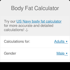 body fat calculator what s your body