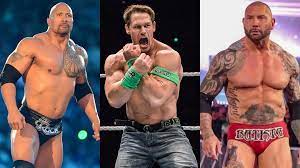 from dave bautista to dwayne johnson