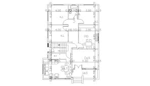 Autocad 3 Bhk House Plan Design With
