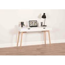 Discovery world furniture white desk with hutch kfs s. Schreibtisch Jase White Desk With Wooden Legs White Wooden Desk Furniture