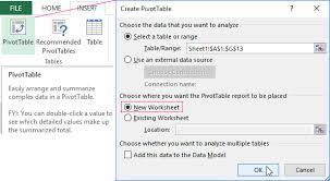 managing pivot tables in excel