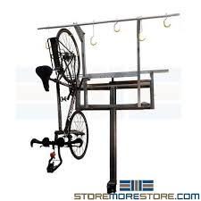 Keep your bikes neatly organized and upright. Garage Wall Mounted Six Bike Lift Bicycle Hoist Storage System