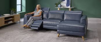 parker leather sofa modern recliner