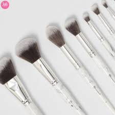 bh cosmetics white marble brush set