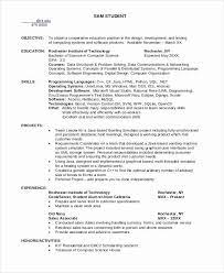 It is the standard representation of credentials within academia. Computer Science Resume Example Beautiful Sample Puter Science Resume 8 Examples In Word Pdf Science Student Student Resume Computer Science