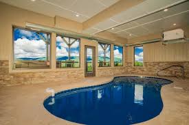 cabin als with indoor pools in