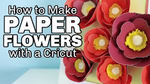 how to make paper flowers with a cricut