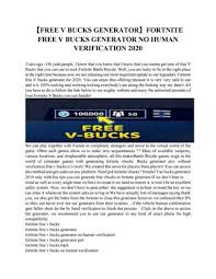 Our system has detected some unusual activity. Free V Bucks Generator Fortnite Free V Bucks Generator No Human Verification 2020 By Premium Leaks Issuu