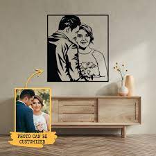 Personalized Portrait Metal Wall Art