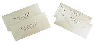 Cards And Pockets Full Guest Address Printed Envelopes