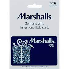 marshalls 25 gift card gift cards
