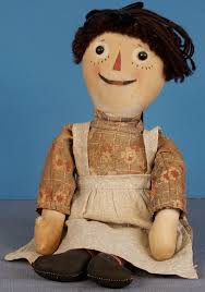 antique q a original raggedy ann doll