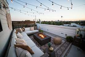 Scandinavian Rooftop Patio Design