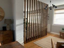 Wooden Wall Partition Room Divider Kit
