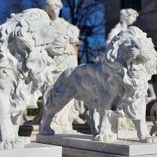 Standing Lion Statues For Front Porch