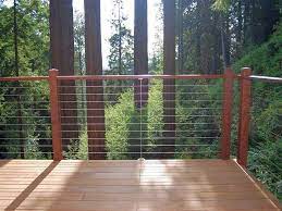 Indoor railing modern railing modern … commercial decks attached to multifamily buildings such as apartment buildings or businesses are regulated under the internation building code ibc. Ultra Tec Stainless Steel Cable Railing System Modern Deck Las Vegas By Ultra Tec Houzz