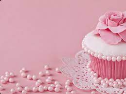 61 pink cupcake background