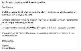 polite job offer rejection emails