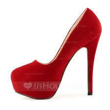 Womens Suede Stiletto Heel Pumps Platform Closed Toe Shoes 085113507