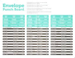 Envelope Punch Board Measurements For Large Cards Www