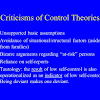 Social Control Theory and Self-Control Theory