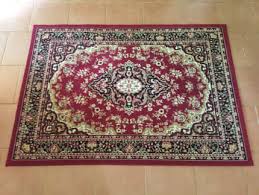 red persian design berber style rug