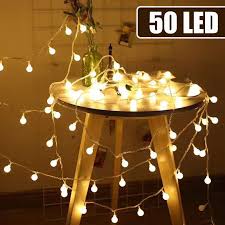 eeekit 50 led globe string lights