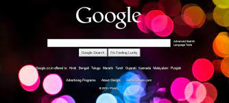 change background of google homepage
