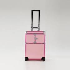 pink makeup trolley vanity for