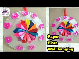 best out of waste paper plate craft
