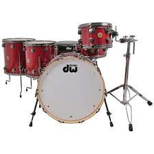 Welcome to jazz drummers resource. Dw Jazz Series Finish Ply 22 Ruby Glass Drumset Drum Kit