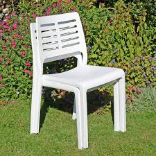 Mistral Chair In White Pack Of 2