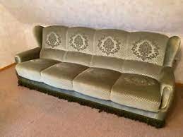 Rolf benz sofa, gebraucht, 6 jahre alt, neuwertig, sehr wenig benutzt und außerordentlich pfleglich benutzt, wurde immer mit. Gebrauchtes 70er Retro Sofa Samtgrun Ebay
