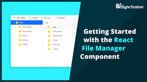 react file manager component
