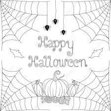 The spruce / wenjia tang take a break and have some fun with this collection of free, printable co. Coloring Book Page Of Halloween Festival With Pumpkin Spider And Bat For Adult Vector Illustration Hand Drawn Royalty Free Cliparts Vectors And Stock Illustration Image 100204399