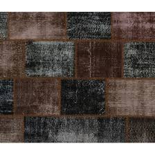 contemporary handmade patchwork rug in