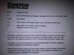 leaked letter regarding costco citi