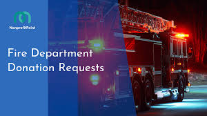 fire department donation request a