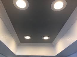 Perfect Led Upgrade For You Fluorescent Lighting Removal Nice 5 Inch Crown Molding Will Upgrade Y Kitchen Lighting Remodel Recessed Lighting Lighting Makeover