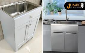types of stainless steel base cabinets