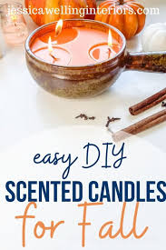 how to make scented candles for fall