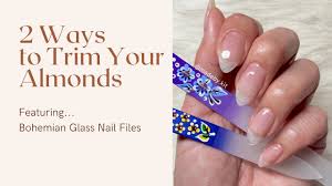 2 ways to trim down almond nails