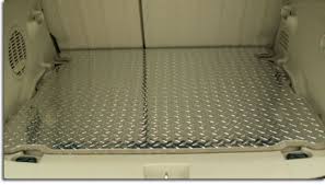 diamond plate aluminum cargo mat for