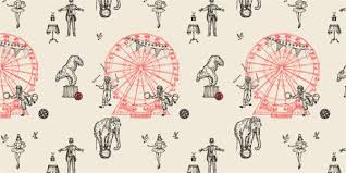 Circus Pattern Wallpaper