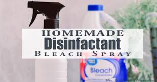 How to Make Your Own Disinfectant Spray with Bleach Home in the