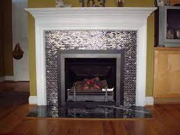 Gas Fireplace Glass Surround Is A