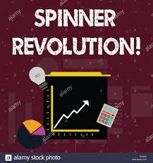 Handwriting Text Spinner Revolution Conceptual Photo A Toy